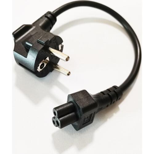 NCHTEK European Travel Power Cord for Laptop Notebook, Schuko Male to IEC 320 C5 Female Cable/Free shipping/5PCS