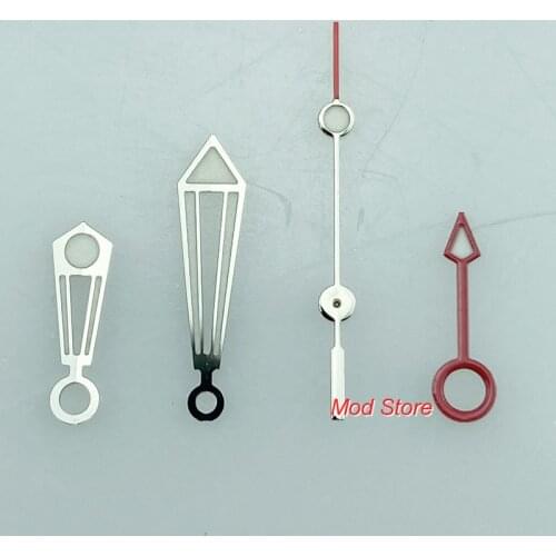 NEW Arrive GMT Watch Hands Set For Mingzhu DG3804 Sea Master Style Watch 24H Hand Mods Super Blue Luminous