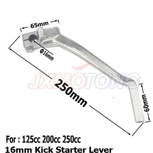 16mm Kick Starter Lever Start For Lifan YX Lifan YX Pit Dirt Bike CB/CG 200cc 250cc Thumpstar Motocross Parts