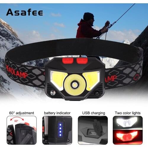 800LM Smart Sensor Head Light Lamp Camping Cycling Bike Bicycle Motorcycle Lighting Head Light Lamp With Inner Battery