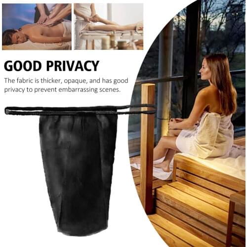 100pcs For Women Spa Individually Wrapped Hygienic T Thong Underwear With Elastic Waistband Disposable Panties Non Woven Fabrics