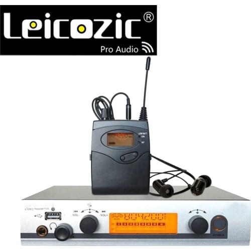 Leicozic in ear monitor system 300G3 IEM Wilress Monitoring Wireless in ear monitors ew g3 stage in ear system inear iem system