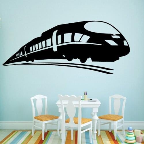 Funny train Family Wall Stickers Mural Art Home Decor Decorative Vinyl Art Decals for kids room decoration
