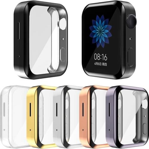 Screen Protector Soft Cover for Xiaomi Smart Watch Case Thin Tpu Bumper for Mi Watch Lightweight Accessories