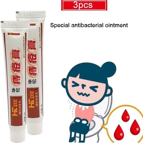 3pcs Hua Tuo Hemorrhoid Ointment Relieve Embarrassment Pain Regain Health Made From Natural Herbs Healthy And Effective