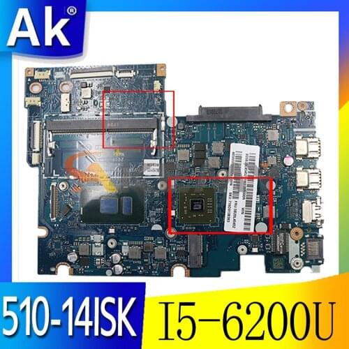 Akemy BIUS1/S2/Y0/Y1 LA-D451P For Lenovo YOGA 510-14ISK FLEX4-1470 Laptop Motherboard CPU I5 6200U R7 M460 2G DDR4 100% Test
