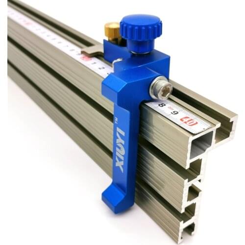 Aluminium Profile Fence and T Track Slot Sliding Brackets Miter Gauge Fence Connector for Woodworking Router/saw Table Benches
