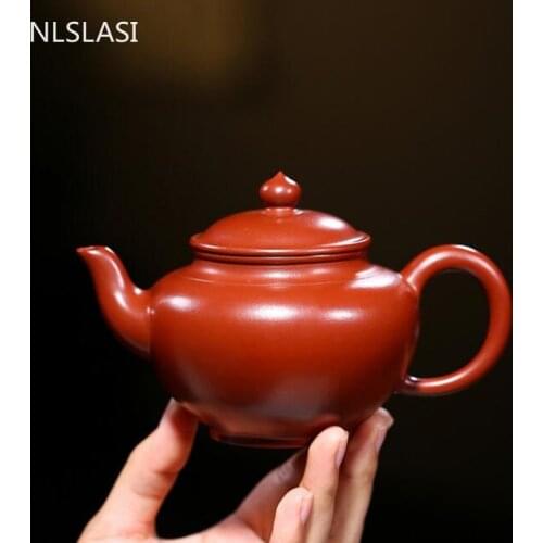 Yixing tea pot purple clay filter teapot Dahongpao kettle Raw ore Handmade Tea set Customized authentic Tie Guanyin 240ml