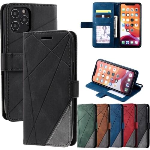 Case on for Etui iPhone 12 11 Pro Mini X XS XR Max Cover Flip Stand Leather Cases iPhone SE 2020 7 8 6s Plus Phone Shell Covers