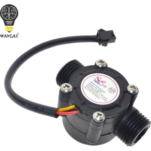 1pcs Water Flow Sensor Flowmeter Hall Flow Sensor Water Control 1-30L/min