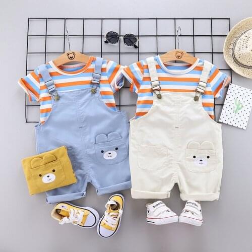Baby Clothing Fashion Infant Suit Baby Clothing Set for Boys Cute Summer T-Shirt Cartoon Children Boys Clothes Suit Kids Clothes
