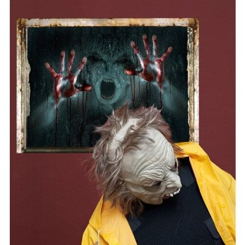 Halloween horror wall stickers bedroom living room bar wall holiday background decoration Wall sticker