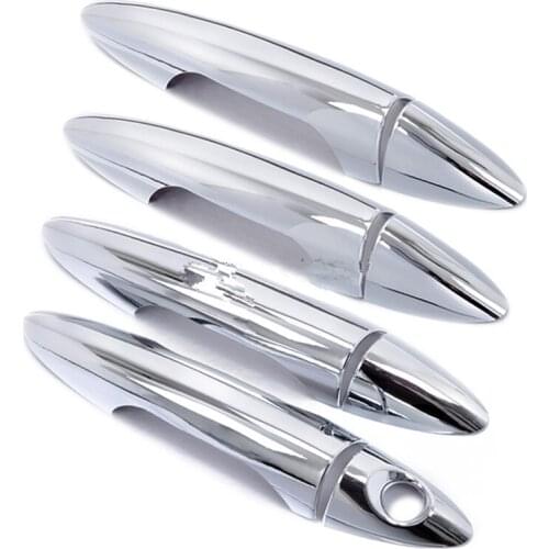 Chrome Door Handle Cover Trim For Hyundai Solaris Verna i25F Accent Grand Avega 2011 2012 2013 2014 2015 2016 Car styling