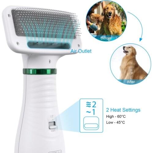 IPettie 2 In 1Pet Special Blowing Comb Pet Supplies Pet Hair Dryer Dogs And Cats Cleaning And Hair Removal Pet Comb Pet Supplies