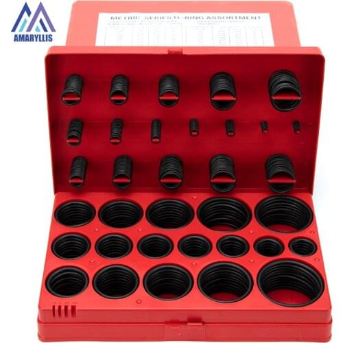 382/419pcs Metric Series Replacement Sealing Kits O-Rings 70 Shore Black Natural Buna Rubber NBR 30 Sizes O-Ring Assortment S21