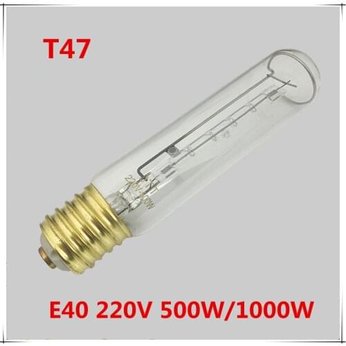E40 220v 1000W Marine Flood Light Tube E40 220v 500W Tubular Halogen T47 Tube 2pcs/lot
