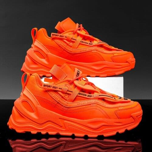 Men Chunky Shoes Brand Spring Designer Wedges White Sneakers Platform Tenis Feminino Trainers Mcqueens Male Walking Footwear