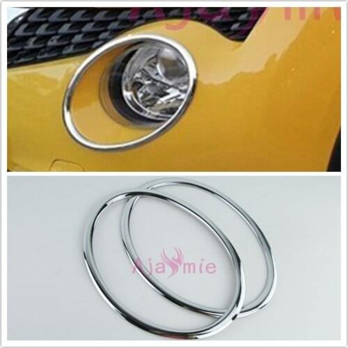 Headlight Cover Front Lamp Frame Overlay Trim 2011 2012 2013 2014 Chrome Car Styling For Nissan Juke Accessories