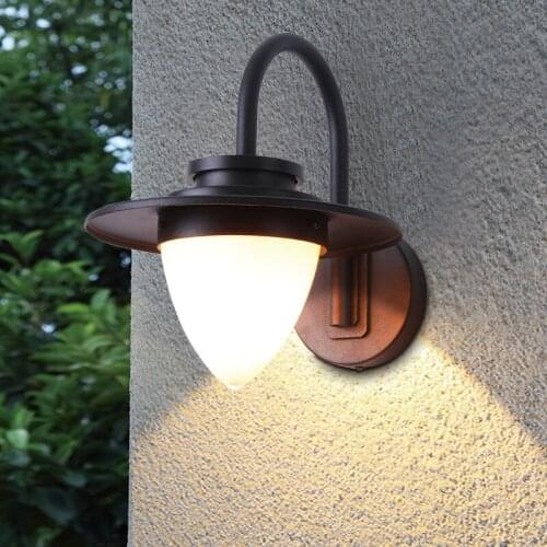 Modern Outdoor Lighting Waterproof LED industrial wall lamps Garden Porch Wall lights Indoor Corridor Balcony Wall Light Fixture
