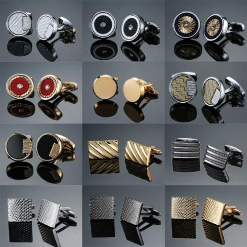 Novelty High Quality Cuff links French Shirt Brand Cuff links Buttons Old workers grind carvings mans Suit accessories Jewelry
