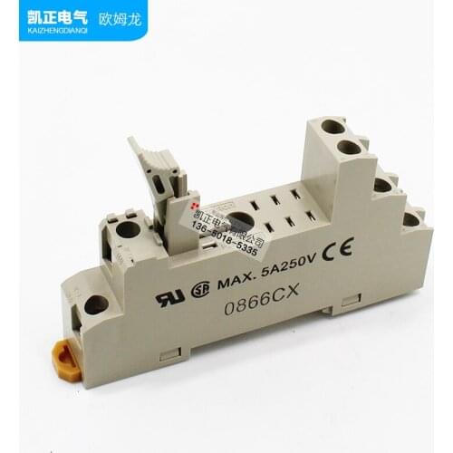 5 pieces Original authentic Omron P2RF-08-E small relay base G2R-2-SN (S) base