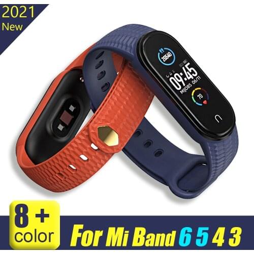 Original Strap For Mi band 6 5 4 3 Strap bracelet for mi band 5 4 3 bracelet miband 3 4 5 6 sport strap for XiaoMi mi band 3 45