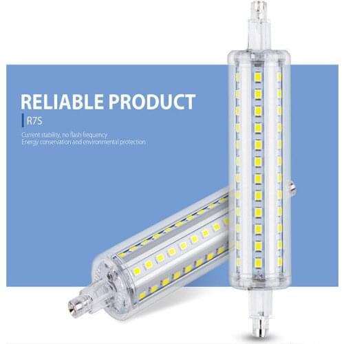 R7S LED Bulb J78 J118 Dimmable Corn Lamp 78mm 118mm 135mm 189mm Replace Halogen Light 25W 150W 500W AC 220V Lampada