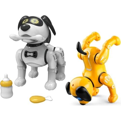 JJRC R19 RC Robot Dog Smart Talking Programming Dance Interactive Pet Puppy Remote Control Dog Intelligent Gift Toy for Kids