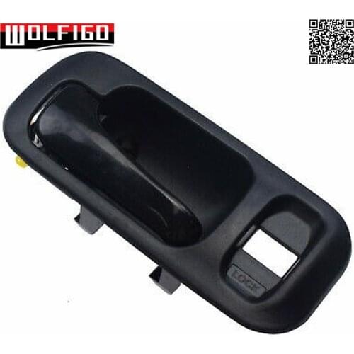 WOLFIGO Black 72164S10A11ZA Front Left Driver Side Auto Interior Inner Inside Door Handle for 1997-01 Honda CRV 72124S10A11ZA