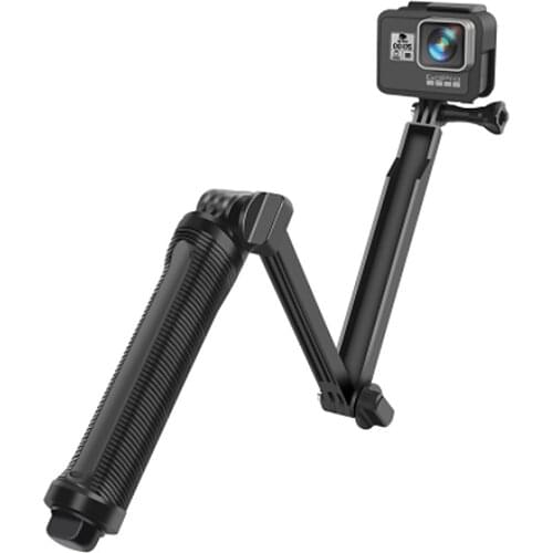 Folding mobile phone selfie stick + mini tripod for Xiaomi Yi Gopro Hero 9 8 7 5 6 sports camera accessories