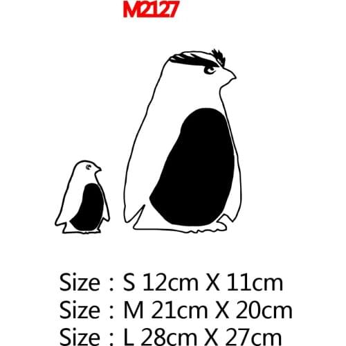 Small Town Car Body Penguin Stickers For Cars Fun Personality Car Sticker Decal Car Styling