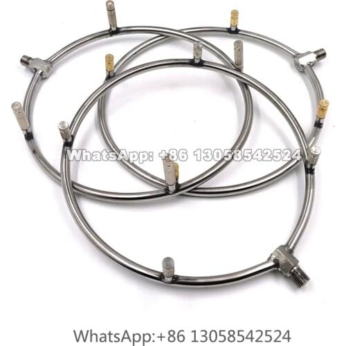 SS304 High Pressure Outdoor Misting Cooling System Misting Fan Ring, Humidification Cooling Fan Ring, Mist Fan Ring