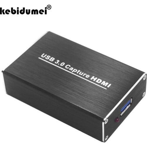 1080P 60Fps Full HD Video Recorder HDMI-compatible To USB 3.0 Video Capture Card Device for Windows Mac Linux Phone Game PC Live