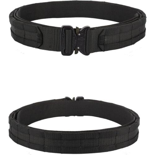 War Special Belt Mohr Outer belt + Inner Belt + Sponge Cushion CS Outdoor Tactical Belt Hunting Shooter Belt