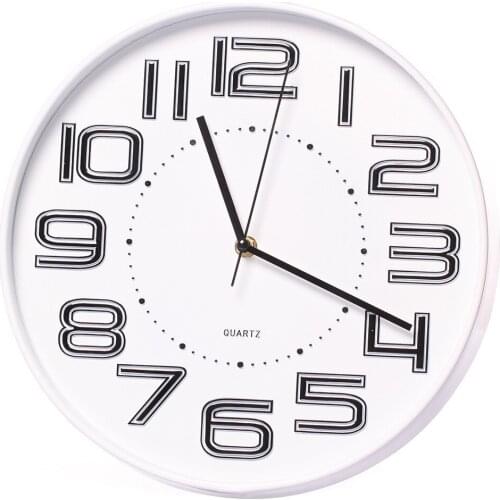 12 stylish minimalist digital wall clock living room bedroom study art deco mute clock