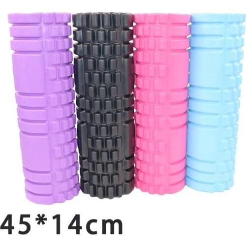 45cm Crescent Moon Hollow Yoga Column Relax Column Foam Shaft Balance Bar Yoga Women Massage Roller Yoga Brick Dropshipping