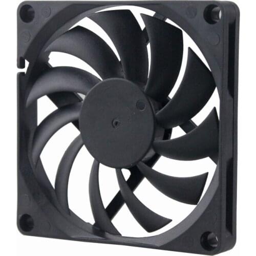 5Pcs Gdstime DC 12V 80mm 8cm 2 Pin Connector Dual Ball Bearing 80x80x10mm Computer CPU Heatsink Brushless Cooling Fan 8010