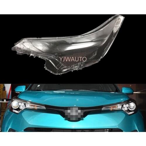 Car Headlight Lens For Toyota CHR 2018 2019 Headlamp Cover Replacement Auto Shell