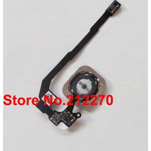 Free DHL EMS Original New Home Button Flex Ribbon Cable Assembly for iPhone 5S Black/White/Gold 100pcs/lot