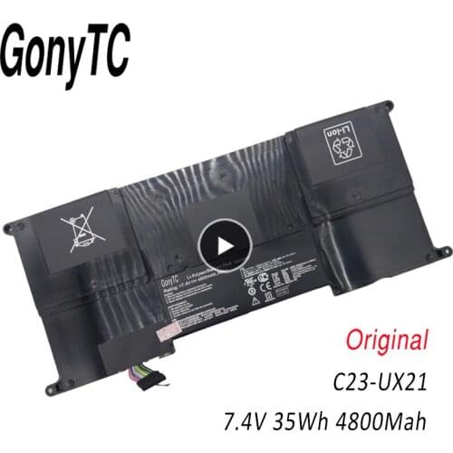 C23-UX21 C23UX21 Laptop Battery For Asus Zenbook Ultrabook UX21 UX21A UX21E Series 4800mAh 7.4V 35Wh New