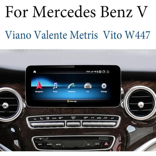 NTG Navi Car Stereo Audio Navigation GPS Android 12.5 Touch Screen For Mercedes Benz V Viano Valente Metris Vito MB W447