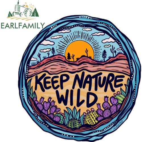 EARLFAMILY 13cm x 12.6cm for Surf Stickers DIY Motorcycle Car Sticker Fashion Waterproof Anime Window Occlusion Scratch Decal