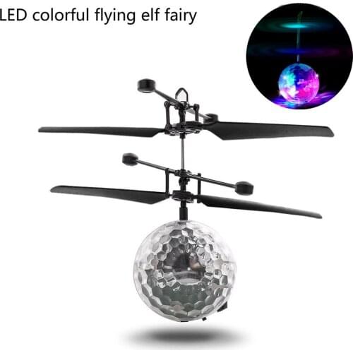 HINST RC Toy EpochAir RC Flying Ball RC Drone Helicopter Ball Built-in Shinning LED Kids Teenagers Colorful Flyings for Kids Toy