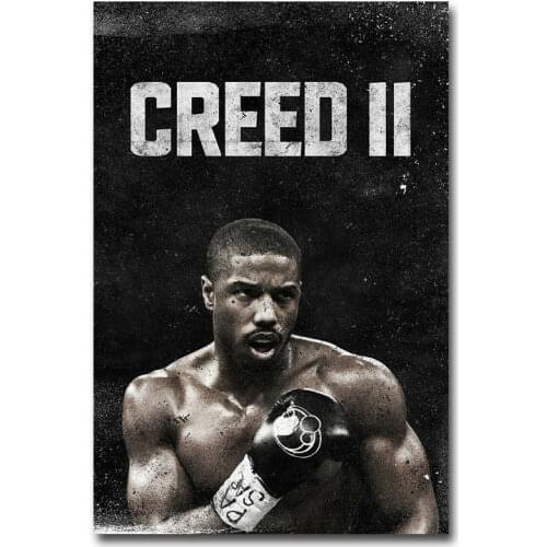 J0120 Creed II Movie 2 Wall Sticker Silk Poster Art Light Canvas Home Decoration