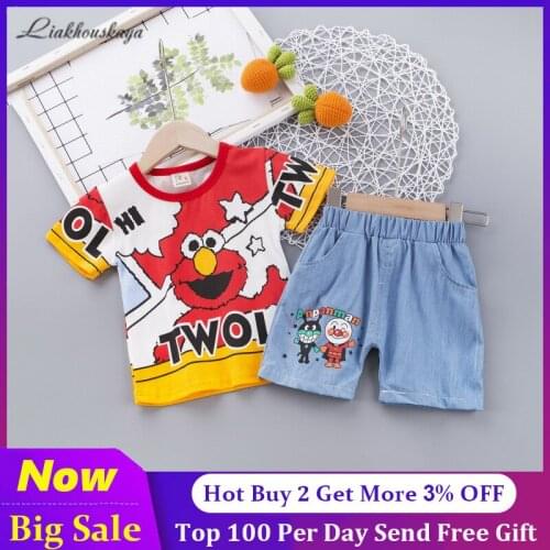 Girl Baby Clothing Set For Boys Clothes 2020 Cartoon Hot Sale Brand Baby Infant Clothes Kids Boy Set T-shit+Pants Children 1-4 Y