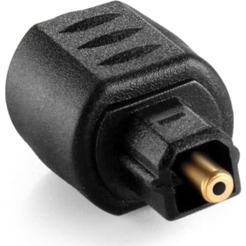 Mini Optical Audio Adapter 3.5MM Female Jack To Digital Toslink Male Plug for Amplifier Player DVD