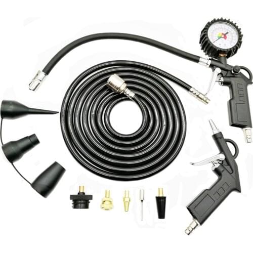 Pneumatic Tools 13PCS Air Compressor Accessories Kit Hose Quick Connect Tyre Inflator Gauge Blow Gun European Type Connector