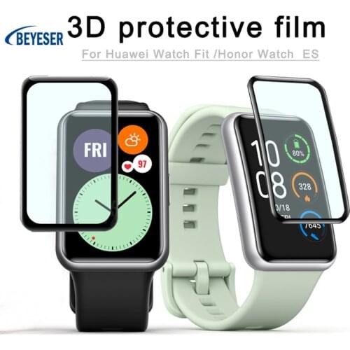 New 3D Easy-To-Install Anti-Dirty Anti-Peep Surface Full-Covering Protective Film Suitable For Huawei Watch Fit /Honor Watch ES