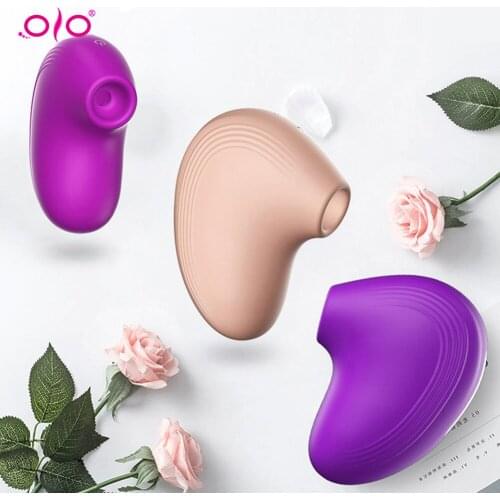 OLO Wireless Remote Control Sucking Vibrator G Spot Clit Sucker Clitoris Stimulator Dildo Sex Toys Shop for Adults Couples
