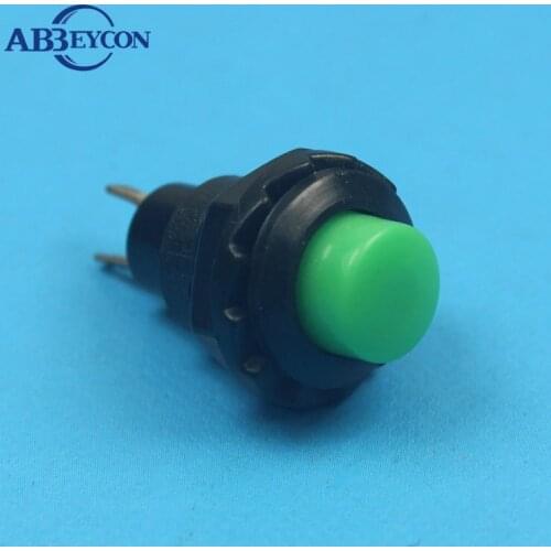 R13-502 12mm 2pin Plastic Momentary OFF-(ON) mini push button switch